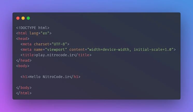 ویرایشگر تحت وب نیتروکد - رایگان و دردسترس